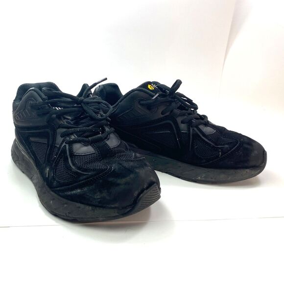 Fitville Marca Rebound Core Black Sneaker Shoes Size 10 XWide 11.5 Womens Lace - Picture 1 of 11